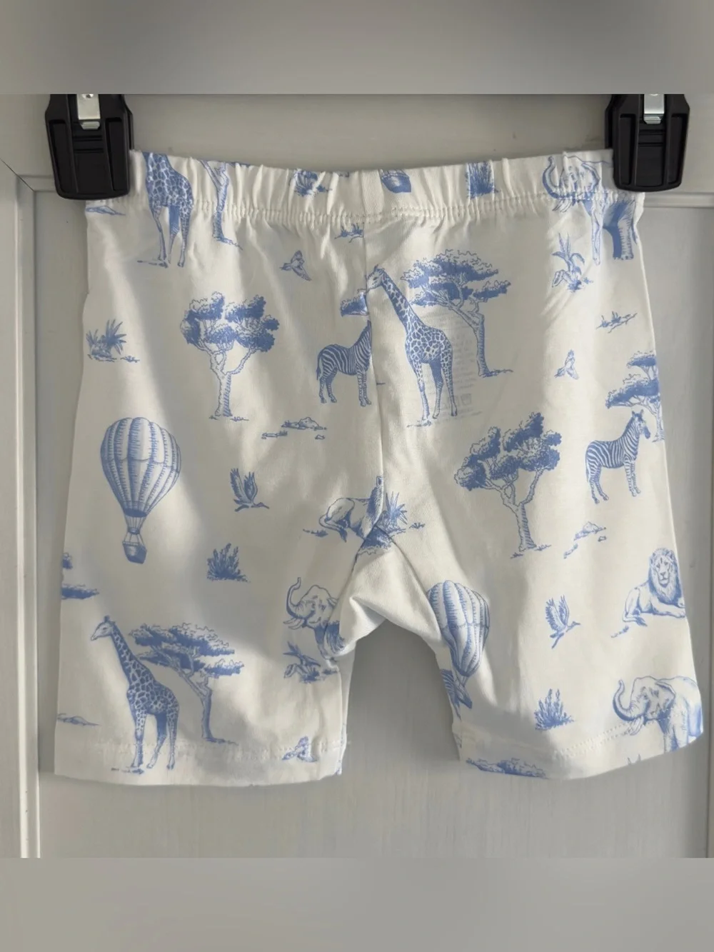 Kyte Baby Short Sleeve Pajamas in Toile Safari Size 3T